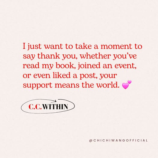 Thank you for supporting C.C.WITHIN