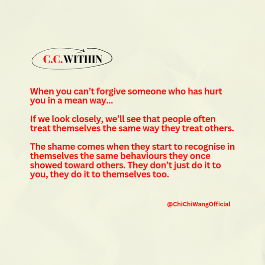 Putting others down is a constant battle to our own mind