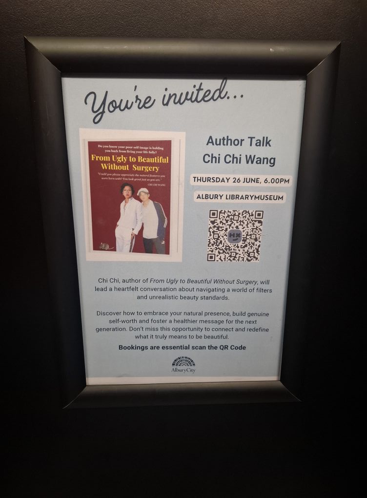 Guess where I saw this poster?