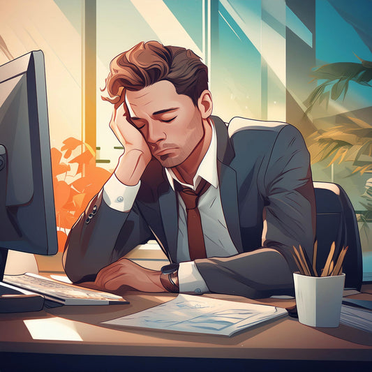 He was late for work all the time, because he felt unmotivated