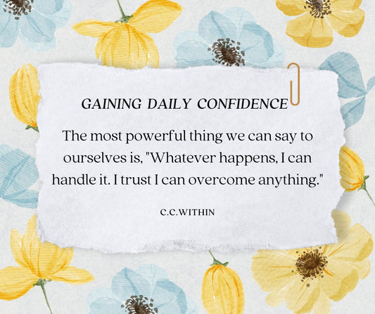 You can handle whatever is ahead of you